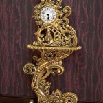 خرید آنلاین ساعت کنسول چوبی سلطنتی سفید کد ۸۹