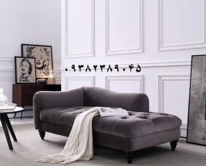 مبل شزلون مدرن سفید modern chaise lounge