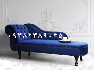 مبل شزلون مدرن سفید modern chaise lounge