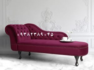 مبل شزلون مدرن سفید modern chaise lounge