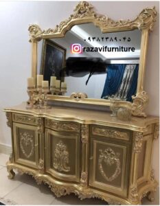 آینه کنسول سلطنتی مدل شهیاد با قیمت تولیدی