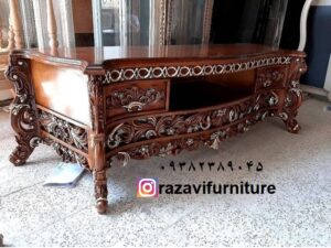 میز تلویزیون جدید چوبی سلطنتی