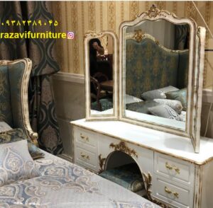 فروش سرویس خواب سلطنتی چوبی مدل دونیو