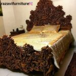 سرویس خواب سلطنتی چوبی مدل دونیو- تولیدی رضوی تبریز