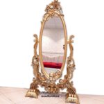 آینه قدی چوب راش سلطنتی مدل گلبن- تولیدی تبریز