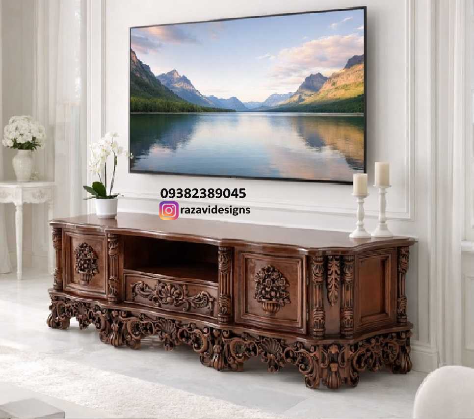 wooden tv stand pichak