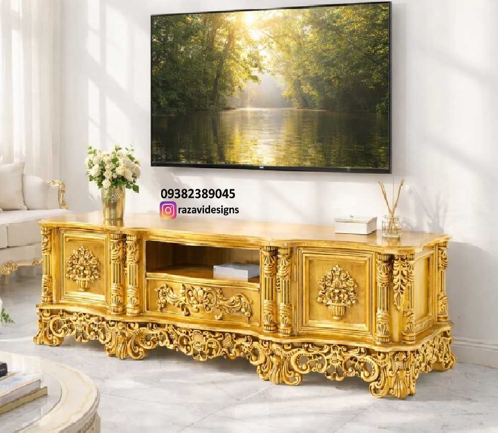 golden tv stand pichak