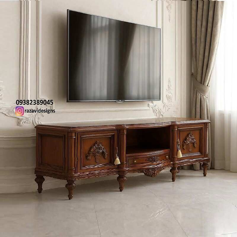 wooden tv table sorena