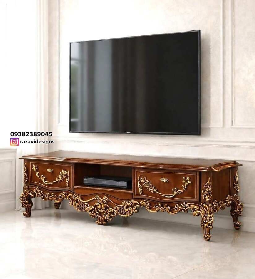 wooden tv stand amero