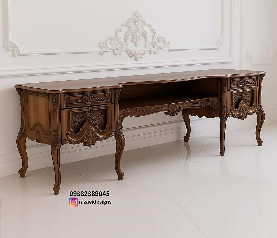 wooden tv table hasiri