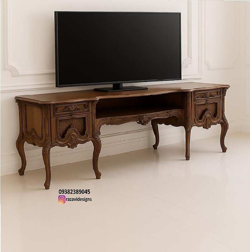 wooden tv table hasiri