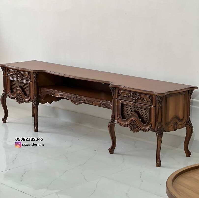 wooden tv table hasiri