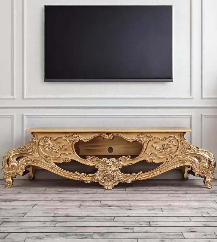 classic golden tv table yegane