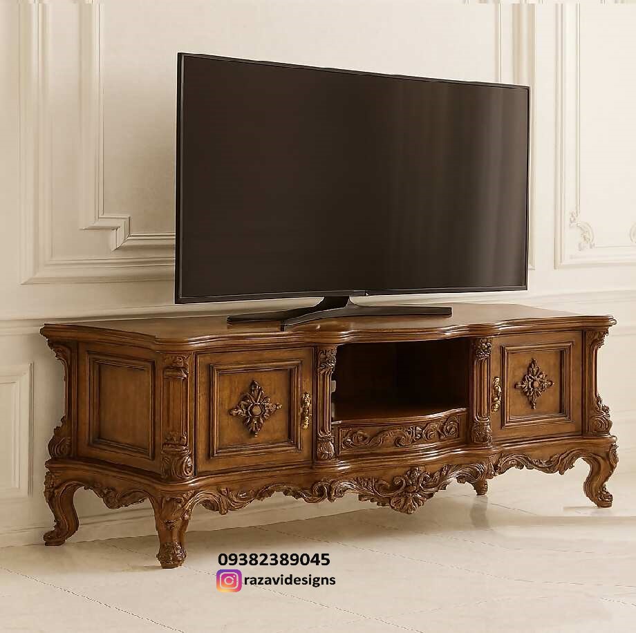 wooden tv table shahyad