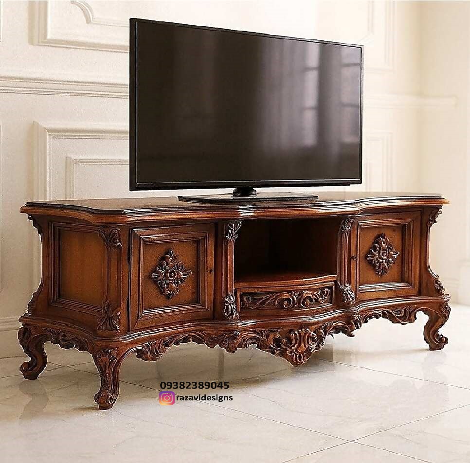wooden tv table shahyad