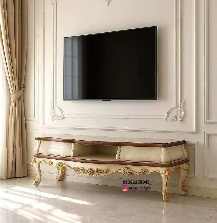 price of white tv table