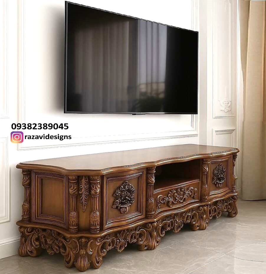 wooden classic tv table noyan