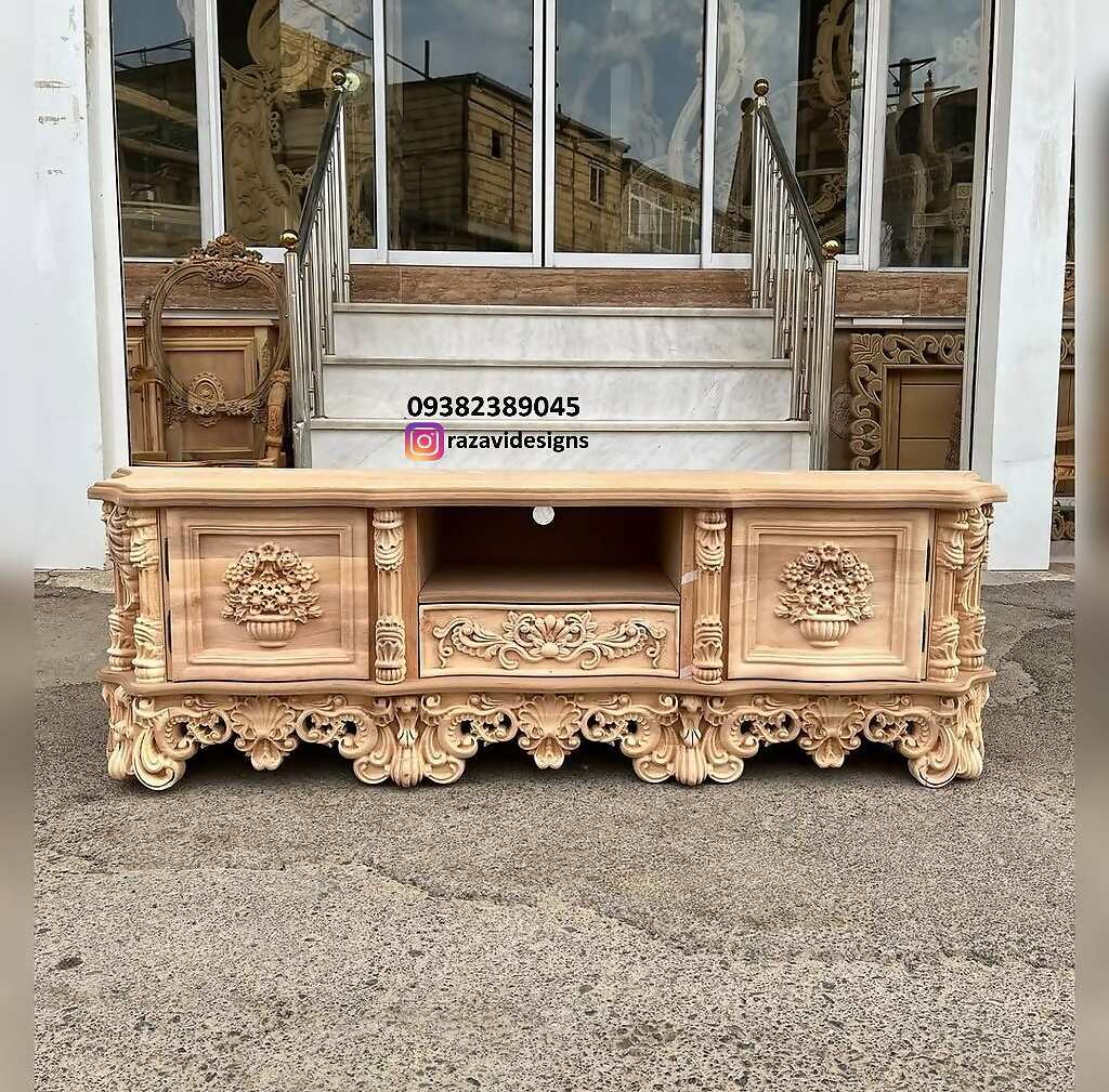 wooden classic tv table noyan