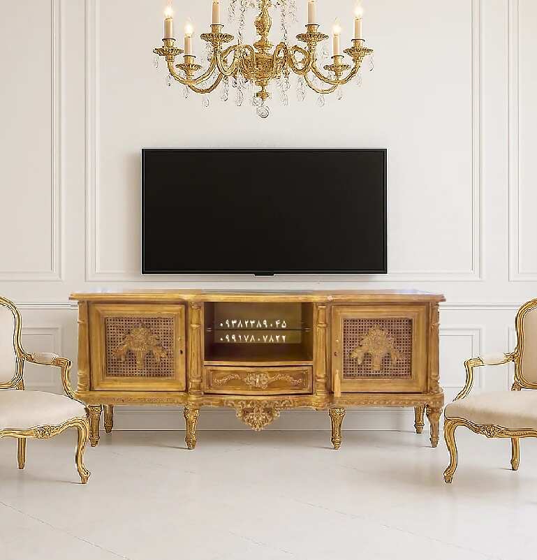 wooden tv table