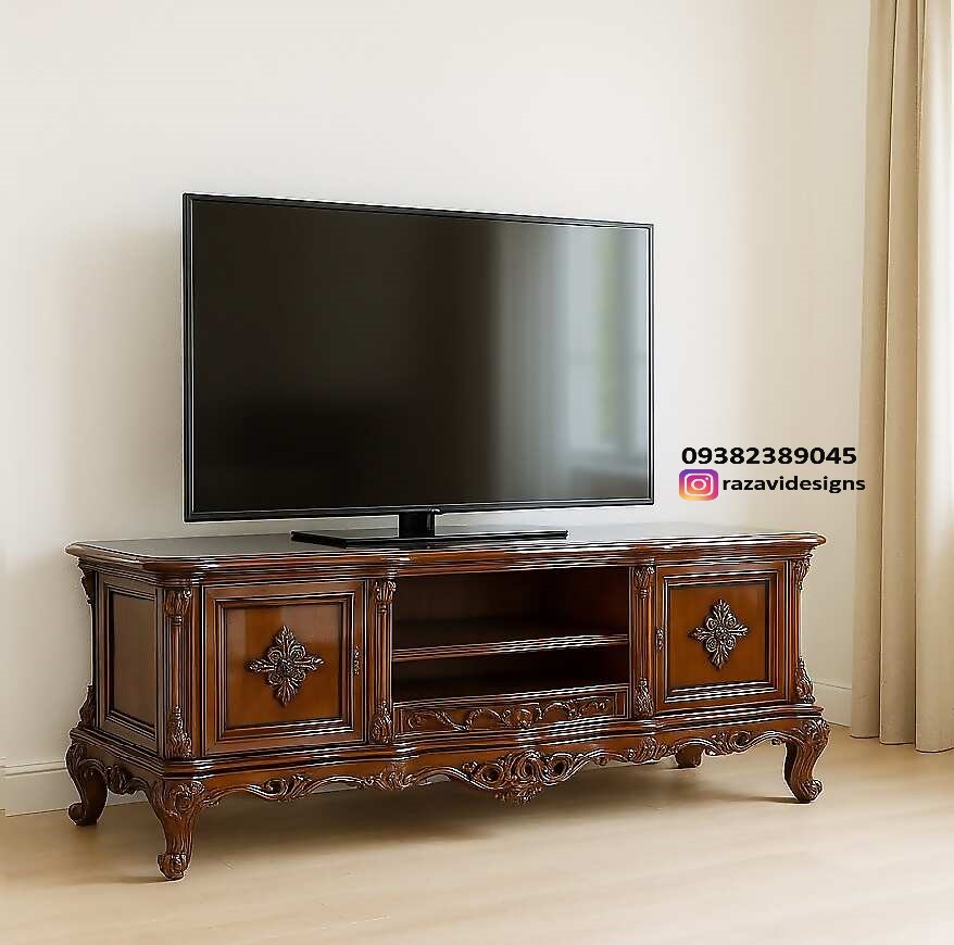 buy a wooden tv table