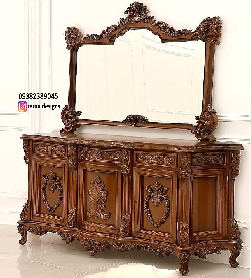 the price of console mirror table